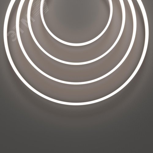 Неон гибкий 12x6 24В 10Вт/м 4000K IP67 5м 432030 - фото 4