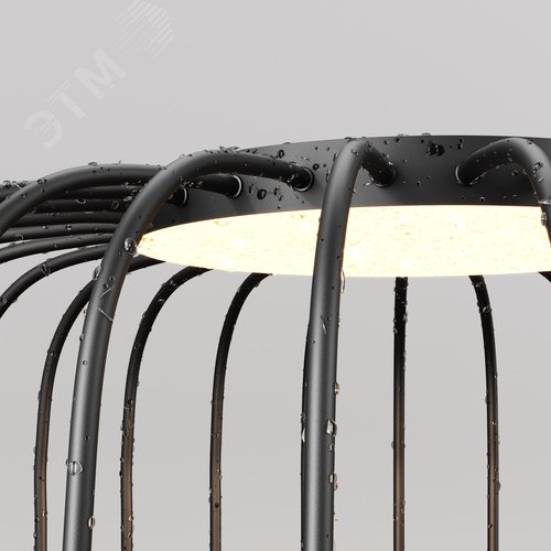 Светильник ландшафтный Outdoor Wisp IP 54 LED 18W 3000 K Графит - фото 5