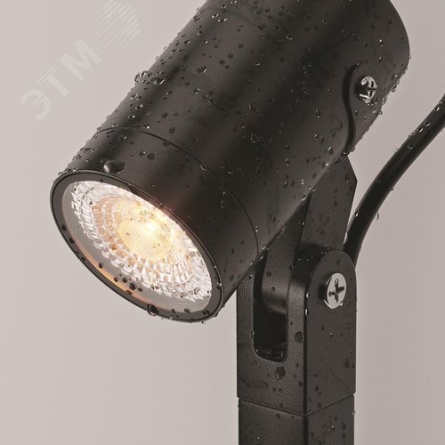 Светильник ландшафтный Outdoor Scope IP 65 GU10х1х50W Черный - фото 4