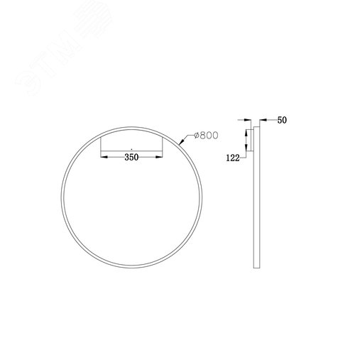 Светильник настенный (бра) Maytoni MOD058WL-L50W4K Белый - фото 8