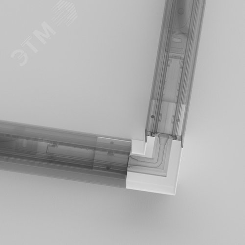 Коннектор угловой S35 накладной белый - фото 5