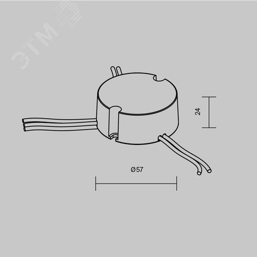 Источник тока DALI NFC DT8 100-500mA +PUSH DIM - фото 2