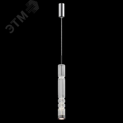 Светильник подвесной Ordo LED 8W Хром - фото 4