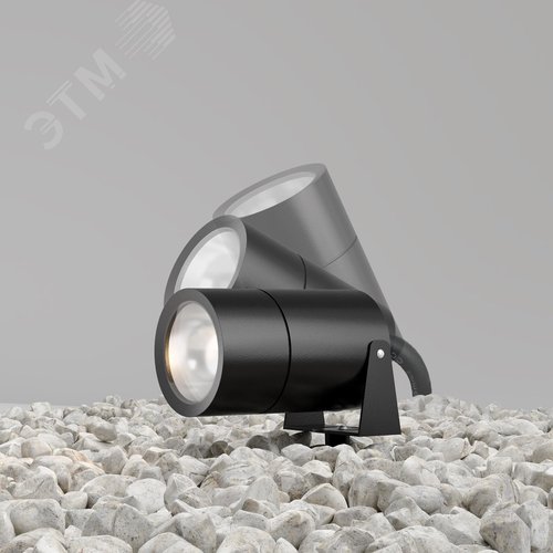 Светильник ландшафтный Outdoor Bern IP 65 LED 15W 3000 K Графит - фото 3