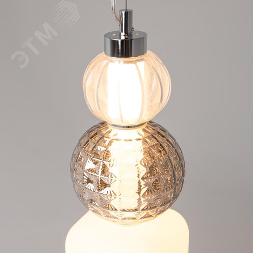 Светильник подвесной Collar LED 35W Хром - фото 6