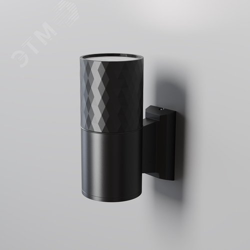 Светильник настенный (бра) Outdoor Bowery IP 54 GU10х1х50W Черный - фото 3