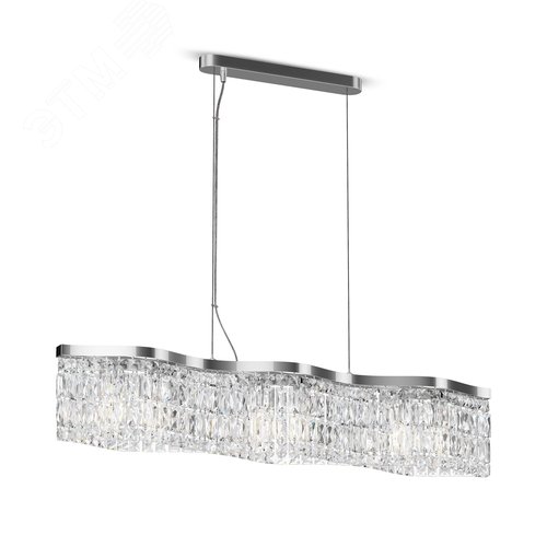 Светильник подвесной Dune E14х6х60W Хром - фото 1