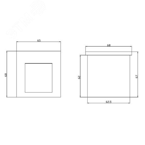 Подсветка для лестниц Outdoor Arca IP 65 LED 3W 3000 K Белый - фото 2