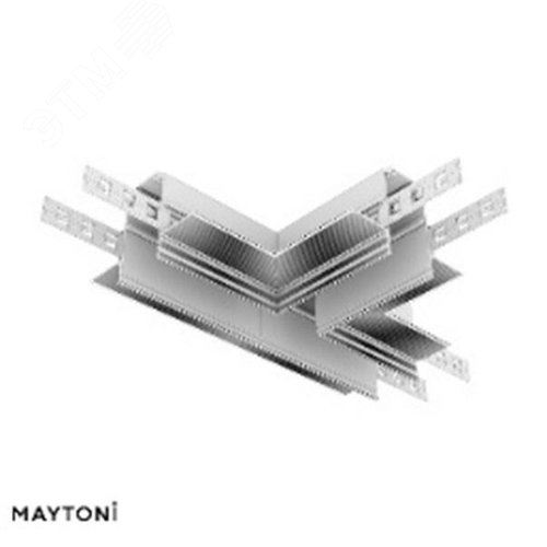 Коннектор Т-образный Exility встраиваемый под ГКЛ 12,5мм белый - фото 2