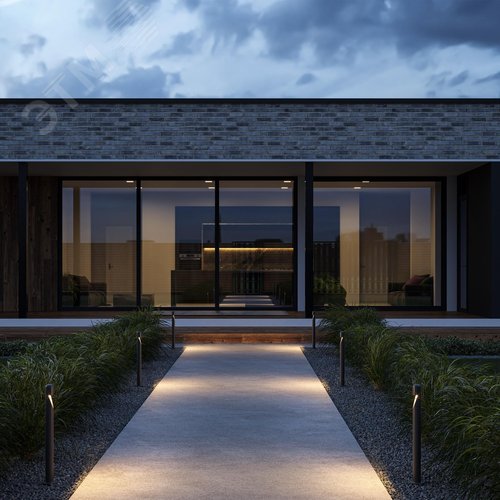 Светильник ландшафтный Outdoor Hagen IP 65 LED 5W 3000 K Графит - фото 3