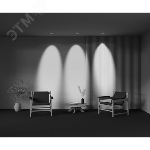 Светильник встраиваемый Lens DL105-12W3K-W Белый - фото 8