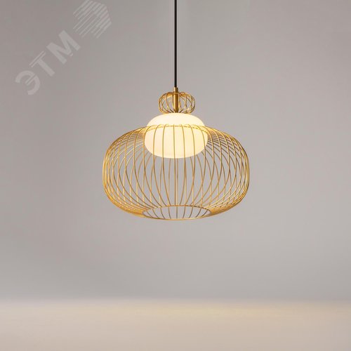 Светильник подвесной Levitation G9х1х40W Латунь - фото 5