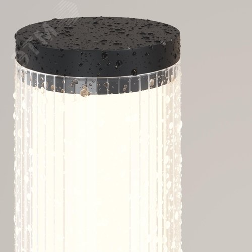 Светильник садово-парковый Outdoor Ster IP 65 LED 70W 3000 K Черный - фото 6