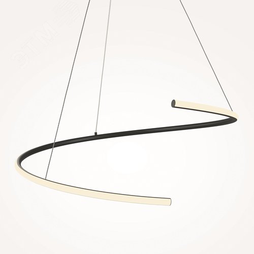 Светильник подвесной Curve LED 31W Черный - фото 5