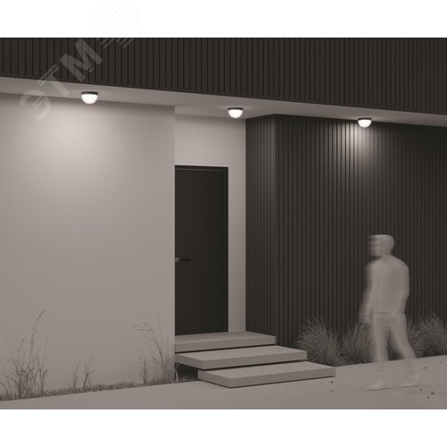 Светильник потолочный Outdoor Mon IP 65 LED 12W 3000 K Графит - фото 7
