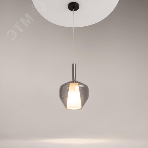 Светильник подвесной Duality E27х1х60W Черный - фото 4