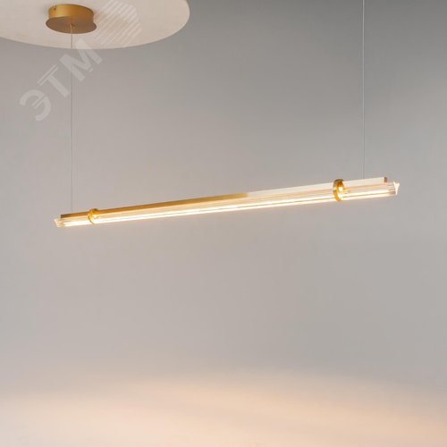 Светильник подвесной Plume LED 20W Латунь - фото 5