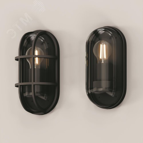 Светильник настенный (бра) Outdoor Candle IP 65 E27х1х15W Графит - фото 6