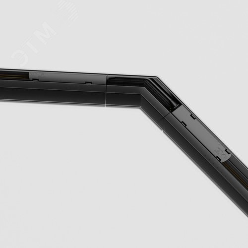 Угол-соединитель 135 град Gravity встраиваемый черный - фото 3