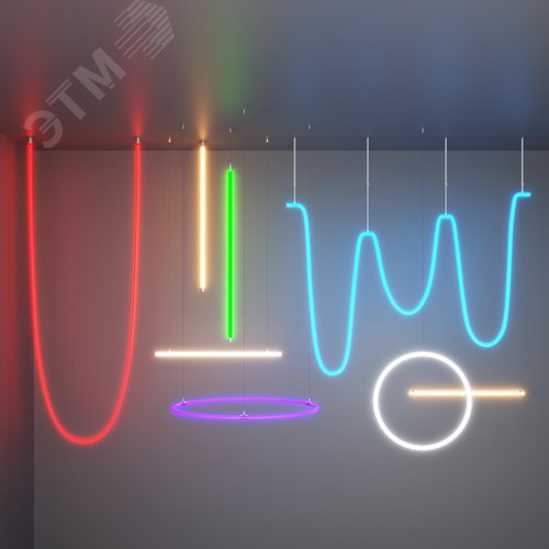 Гибкий неон 14.4Вт/м 24В MIX IP65 768 LED/м - фото 6