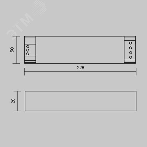 Источник напряжения выносной PSL007 48В 200Вт IP20 черный - фото 6