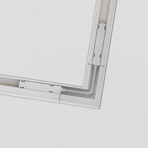 Коннектор угловой S35 встраиваемый белый - фото 3