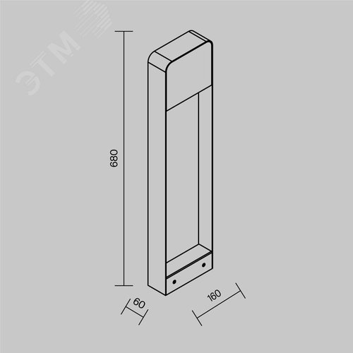 Светильник ландшафтный Outdoor Porte IP 54 LED 7W 3000 K Черное дерево - фото 7