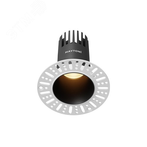 Светильник встраиваемый Dip DL120-10W-2.7K-TRS-B Черный - фото 1