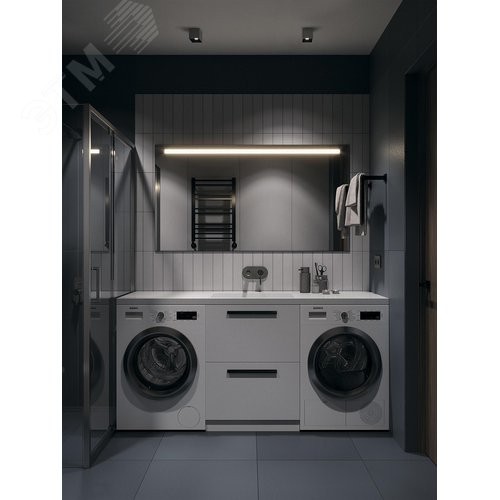 Светильник потолочный Slim GU10х1 Белый - фото 4