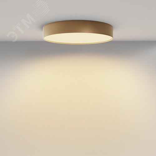 Светильник потолочный Zon LED 45W Матовое Золото - фото 3