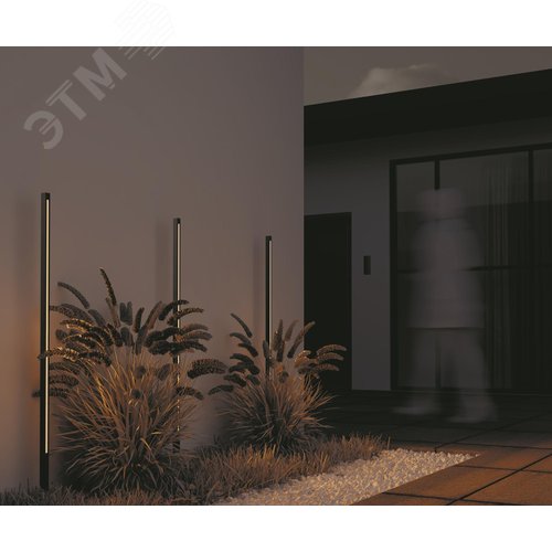 Светильник ландшафтный Outdoor Pole IP 65 LED 18W 3000 K Графит - фото 7
