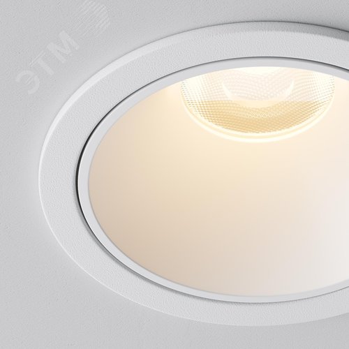 Светильник встраиваемый Downlight Alfa LED 3000K 10Вт 50 град IP20 CRI90 Белый круглый 52х65мм 960Лм - фото 5
