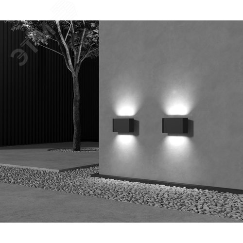 Подсветка архитектурная Outdoor Pull IP 54 LED 8W 3000 K Графит - фото 7
