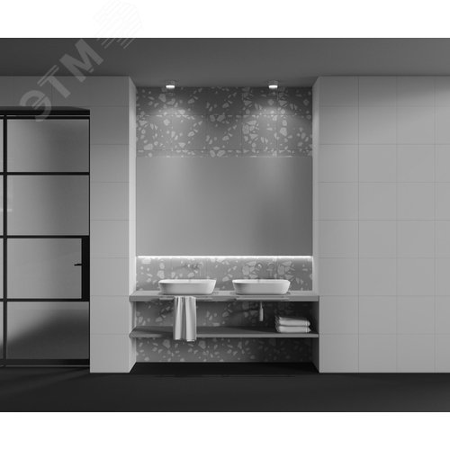 Светильник потолочный Glory GX53х1 Белый - фото 5