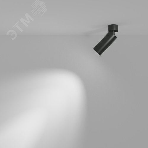 Светильник потолочный FOCUS LED LED 12W Черный - фото 2