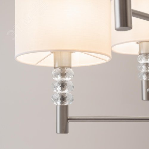 Люстра Lincoln E14х6х40W Никель - фото 5