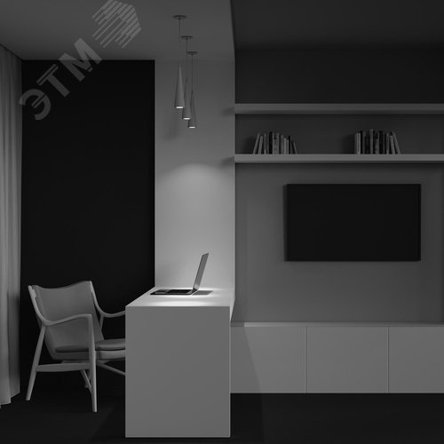 Светильник подвесной Nevill GU10х1х10W Белый - фото 6