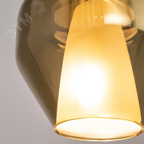 Светильник подвесной Duality E27х1х60W Черный - фото 6