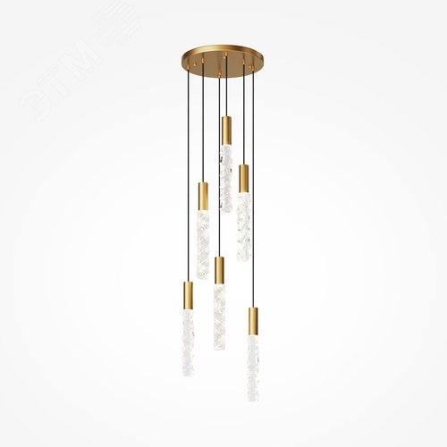 Светильник подвесной Maytoni MOD328PL-L18BS3K Латунь - фото 4