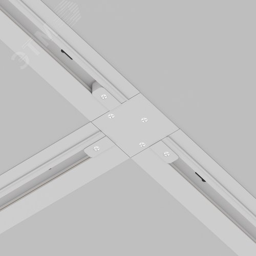 Коннектор Т-образный Unity встраиваемый белый - фото 6