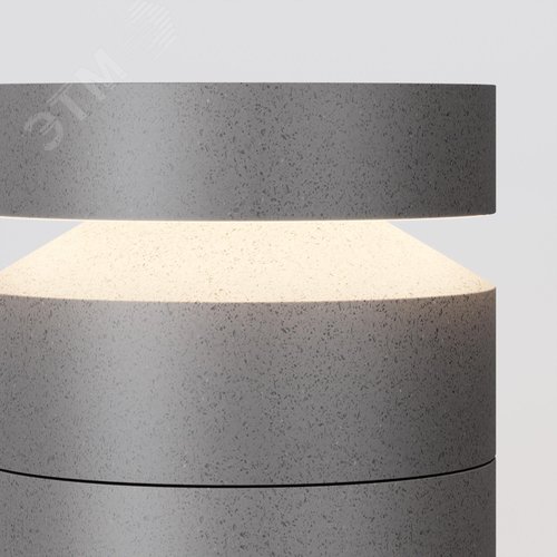 Светильник ландшафтный Outdoor Betone IP 65 LED 20W 3000 K Цемент - фото 5