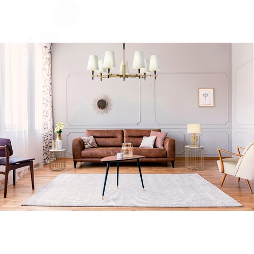 Люстра Zaragoza E14х7х40W Латунь - фото 6