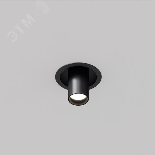 Светильник встраиваемый FOCUS S C048CL-01-GU10-B Черный - фото 4