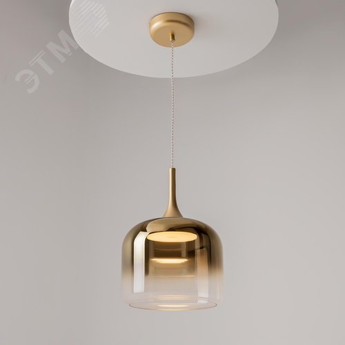 Светильник подвесной Spirito LED 12W Золото - фото 6