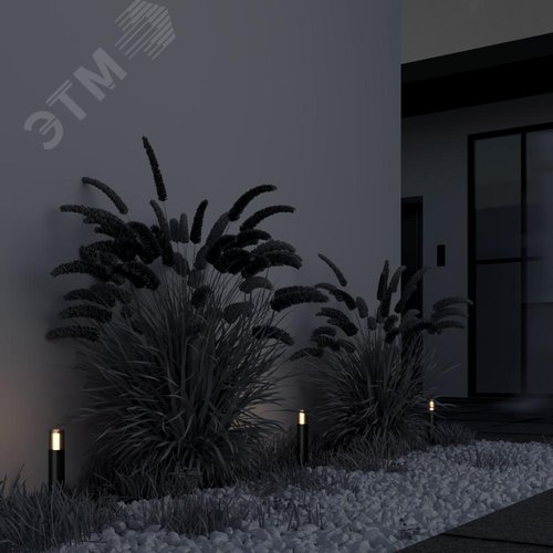 Светильник ландшафтный Outdoor Glide IP 54 G9х1х20W Графит - фото 3