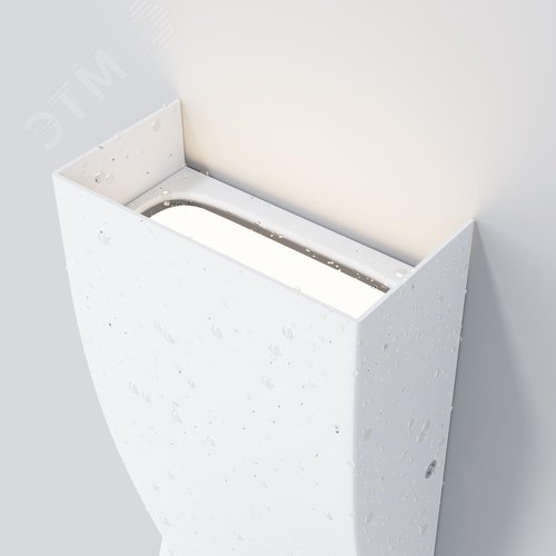 Подсветка архитектурная Outdoor Twist IP 65 LED 11W 3000 K Белый - фото 4