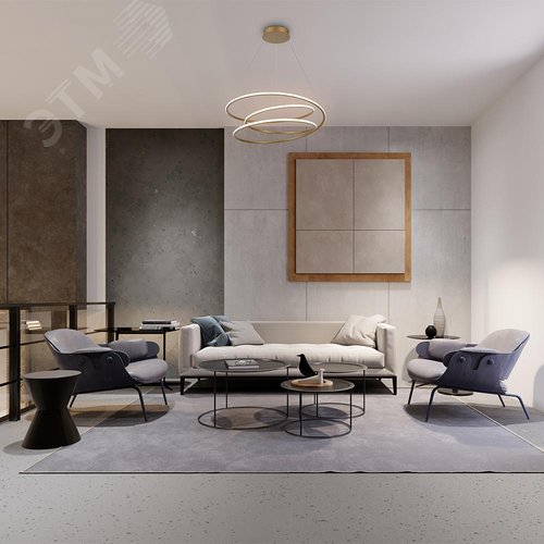 Светильник подвесной Nola LED 78W Латунь - фото 7