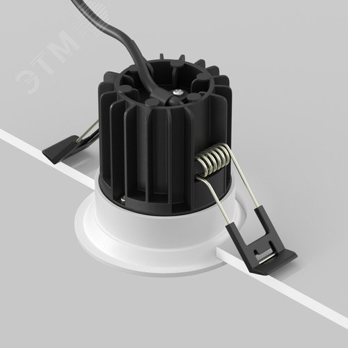 Светильник встраиваемый Round DL058-7W2.7K-W Белый - фото 6