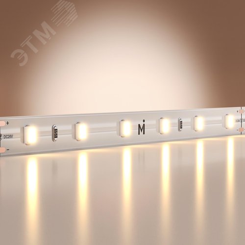 Лента светодиодная 4,8Вт/м 24В 3000K IP20 60 LED/м - фото 2