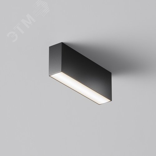 Светильник потолочный Basis LED 12W Черный - фото 4